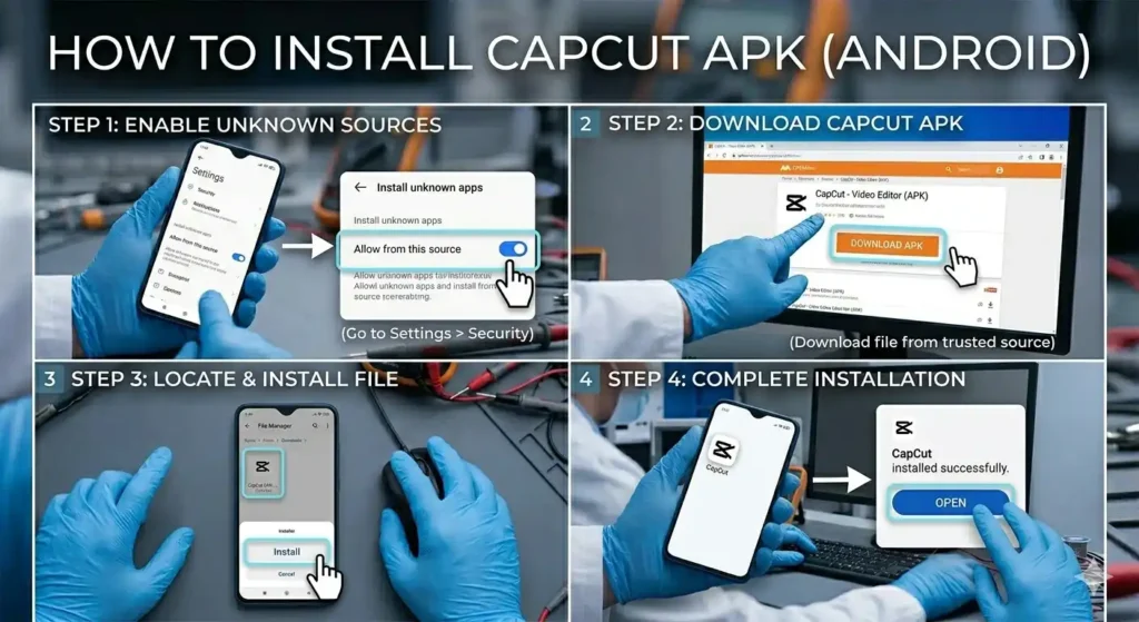 How to Install Capcut (1)